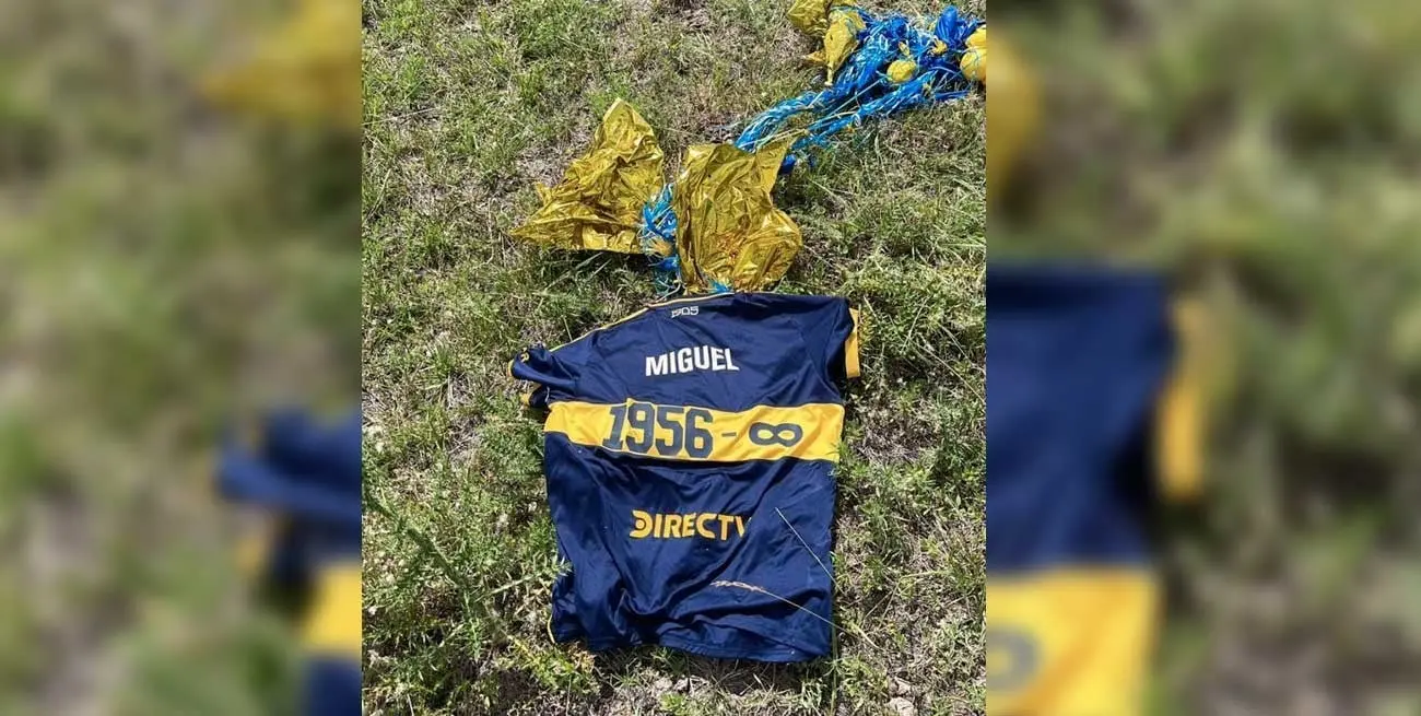El homenaje a Russo llegó hasta el interior de Uruguay, unos 100 kilómetros desde la Bombonera.