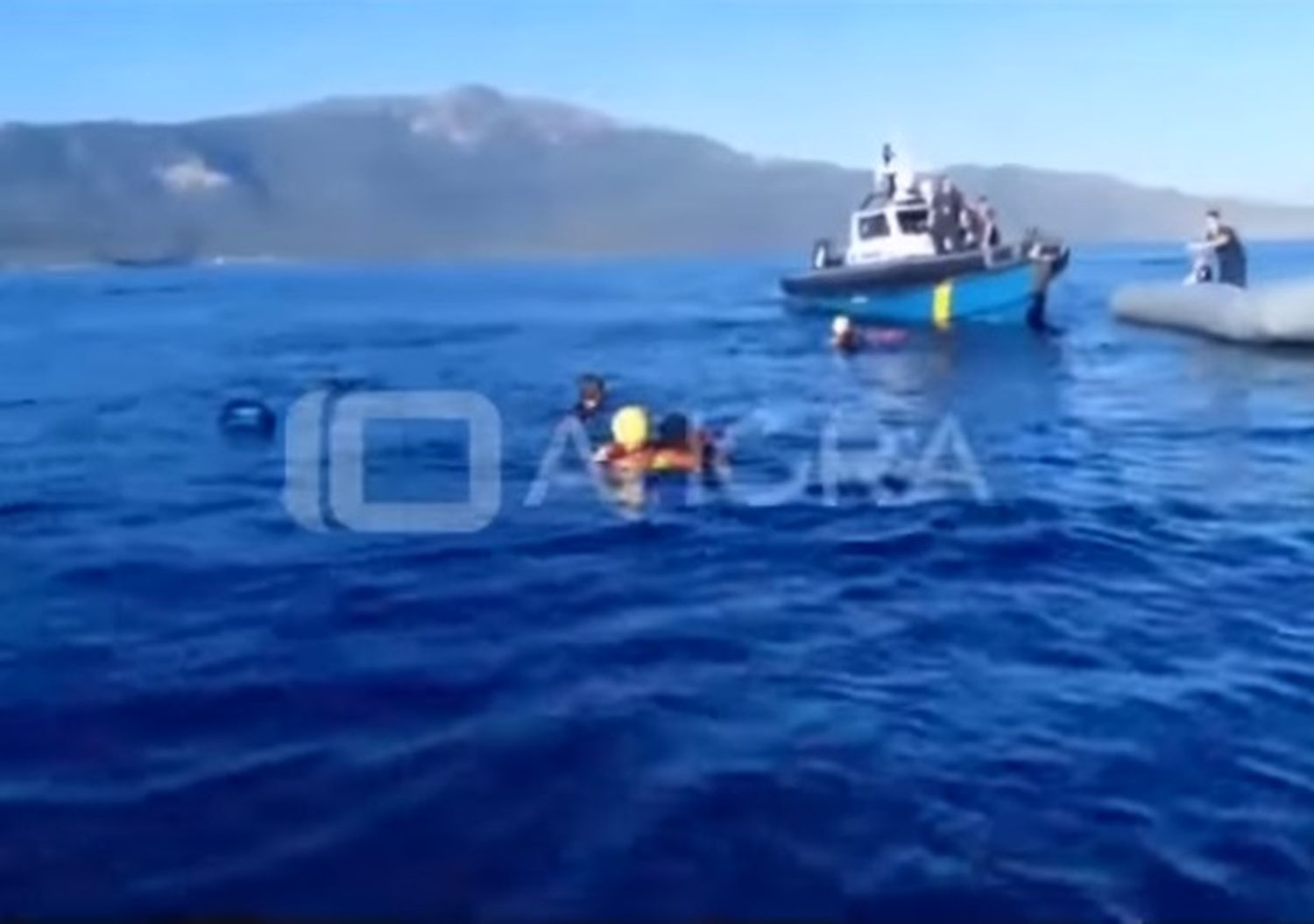 Video: Así rescata un marplatense a una mujer refugiada en Grecia