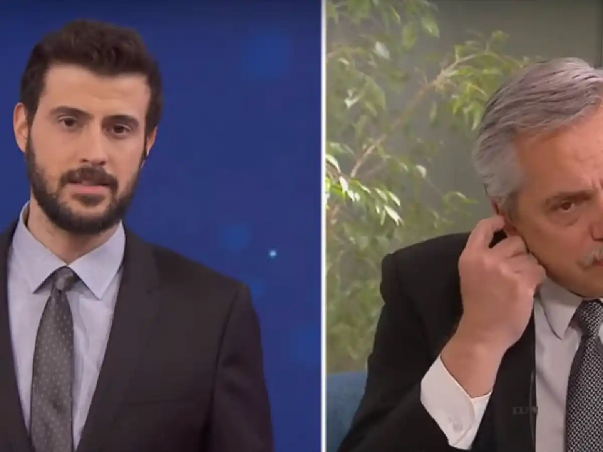 [Video] Tensa entrevista entre Diego Leuco y Alberto Fernández
