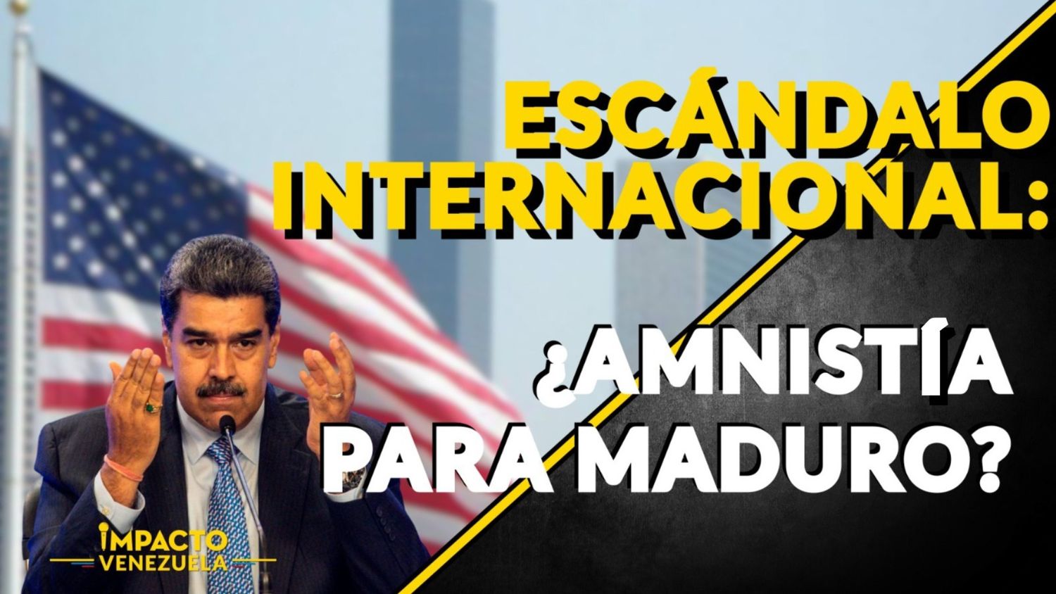 ESCÁNDALO INTERNACIONAL: ¿amnistía para Maduro? – VIDEO