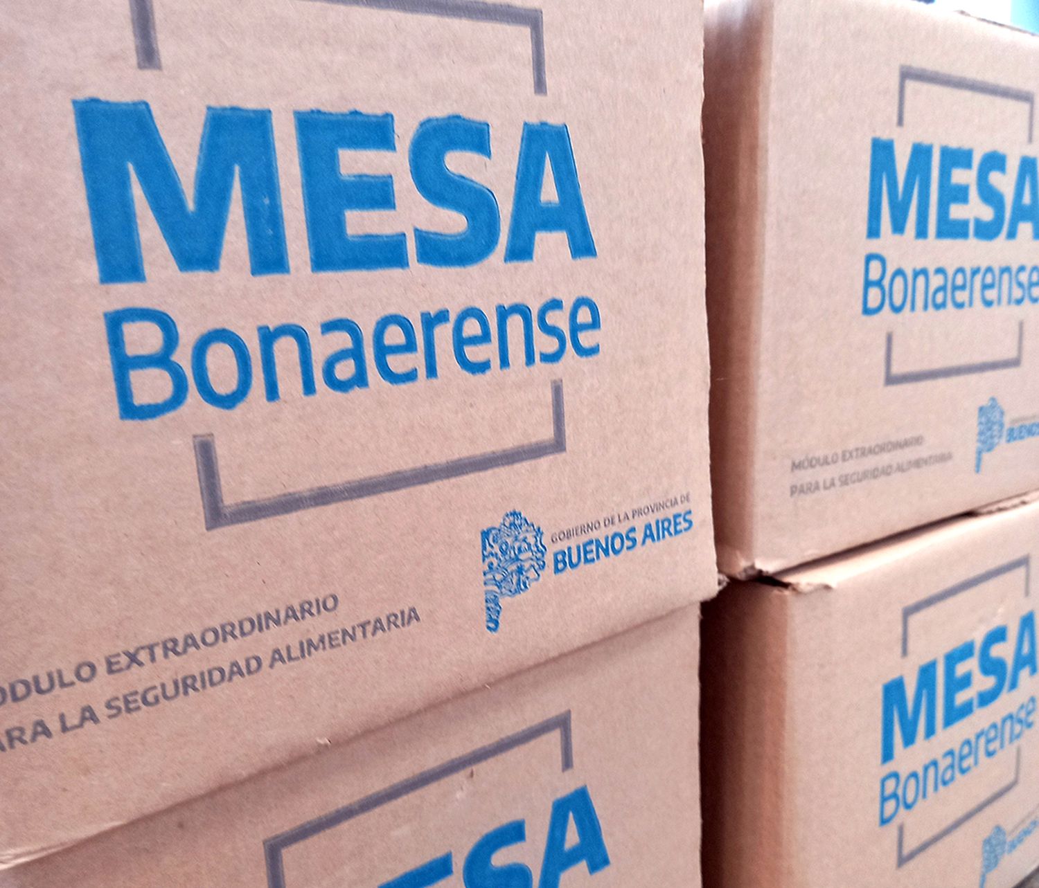 Módulos. Contienen alimentos no perecederos