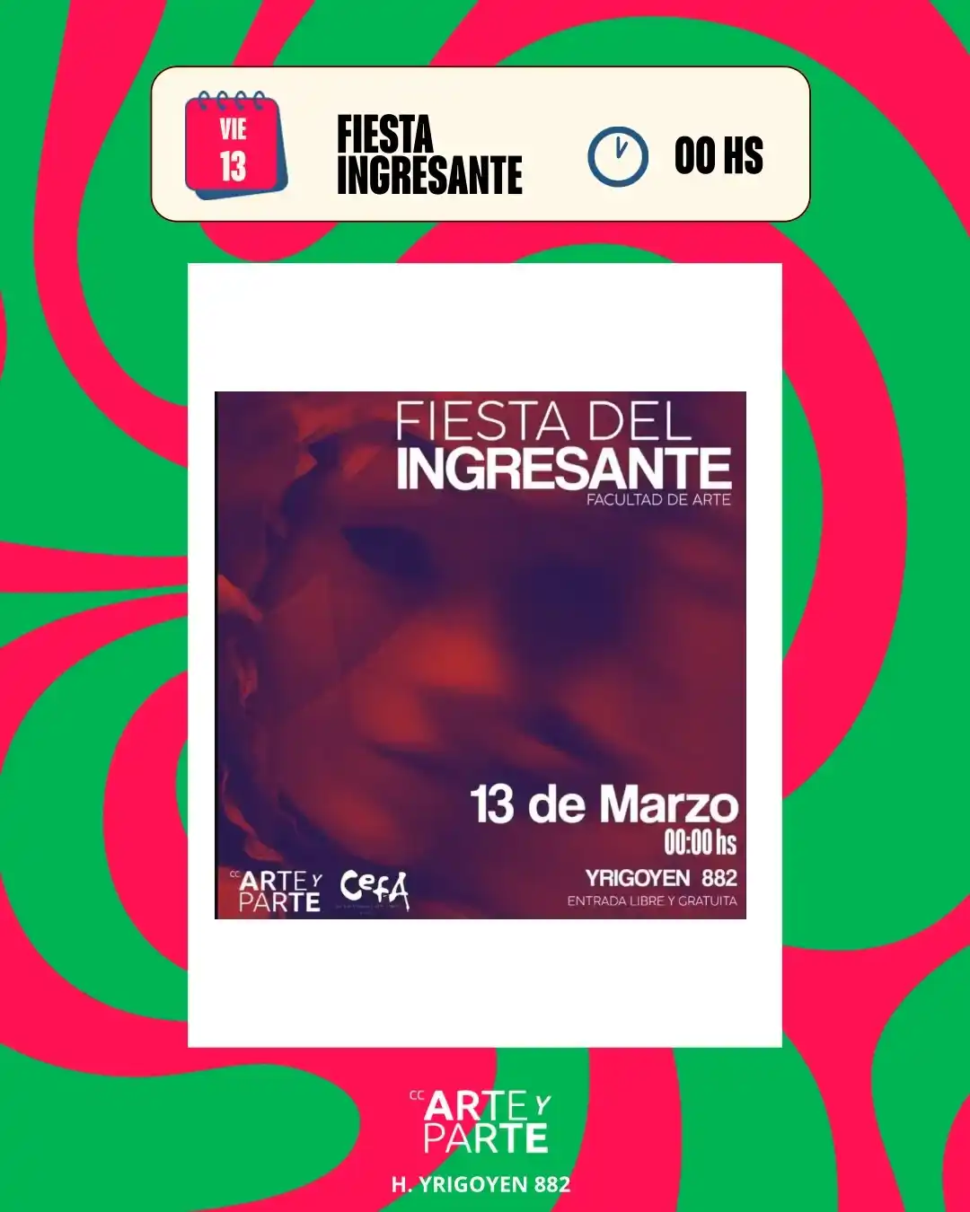 Agenda 13-3 Ingresante