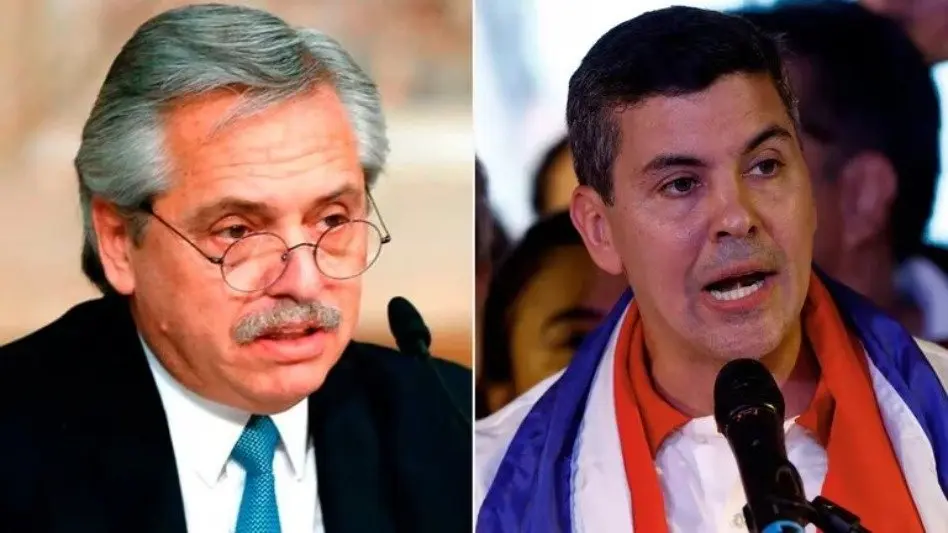 Alberto Fernández felicitó a Santiago Peña por su triunfo en Paraguay 