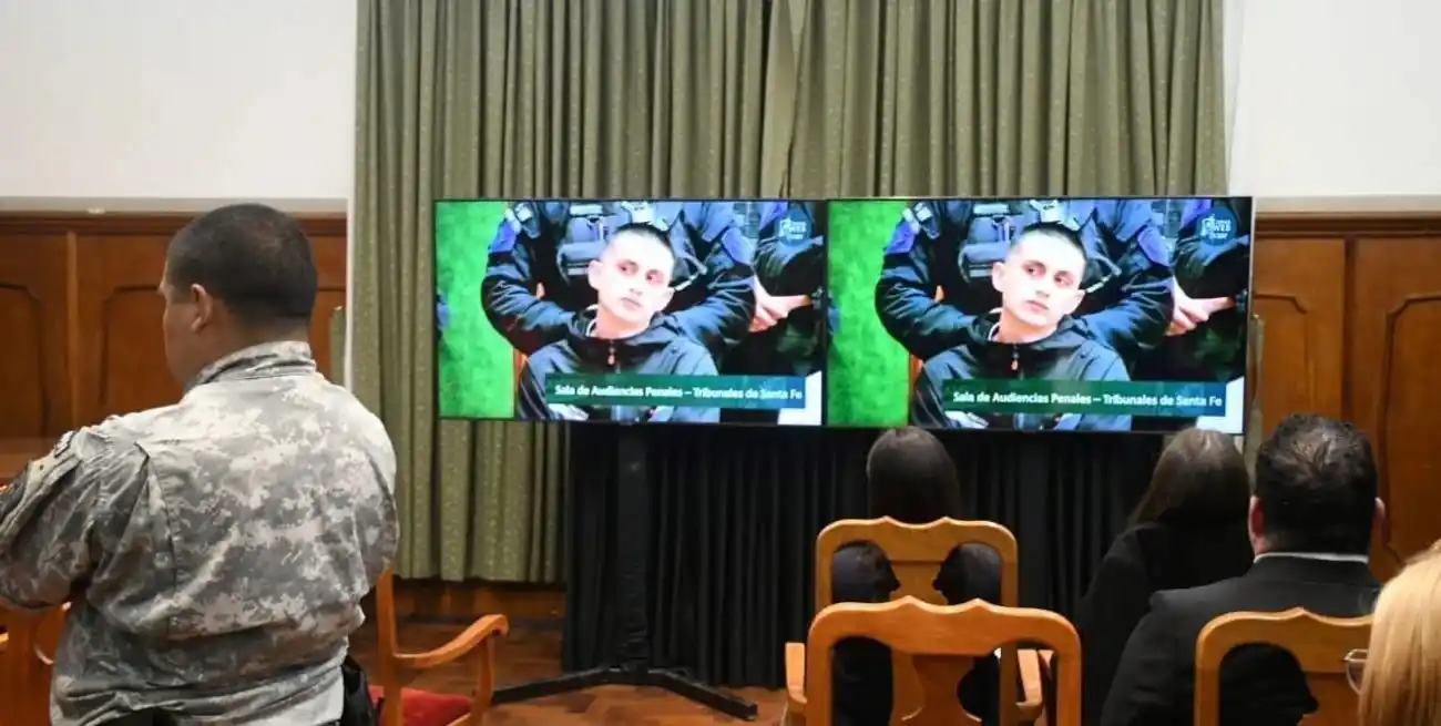 El tribunal popular de Santa Fe declaró culpable a Iván Carrizo, Foto: Manuel Fabatia