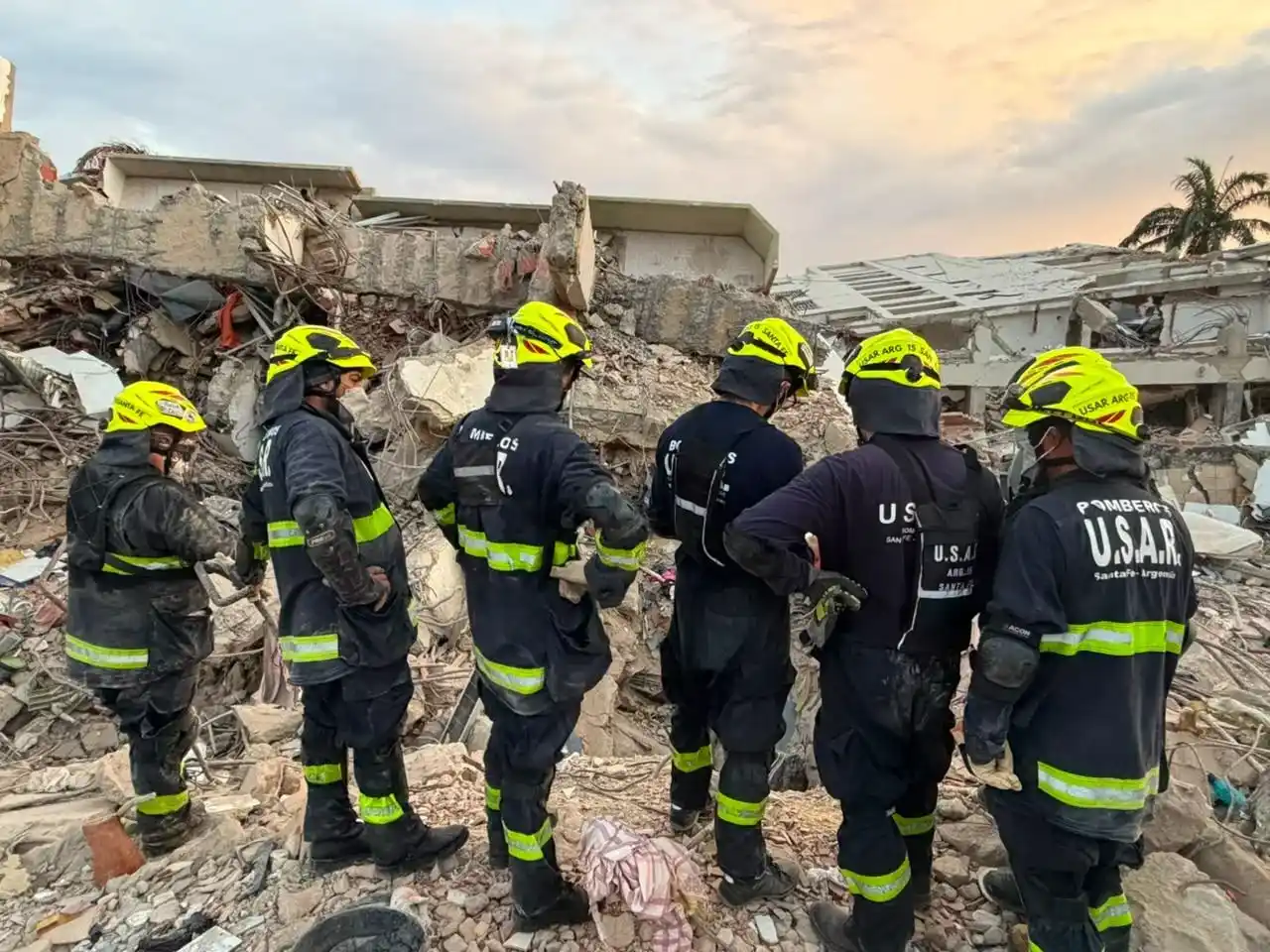 La brigada santafesina regresa de Venezuela luego de colaborar en las tareas de rescate tras los terremotos