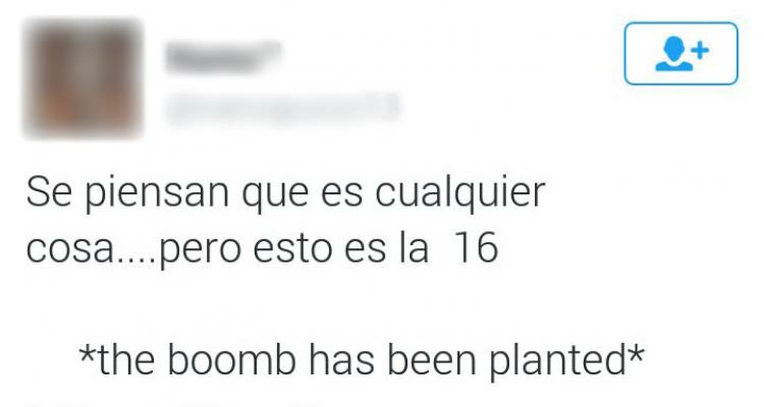 La broma sobre “amenazas de bomba” en escuelas circulaba entre alumnos del último año de la secundaria