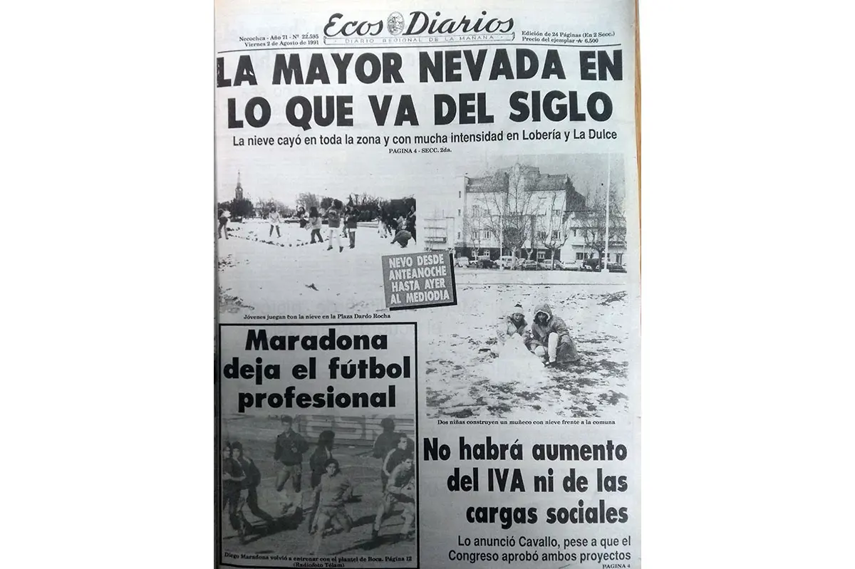 Viernes 2 de Agosto de 1991