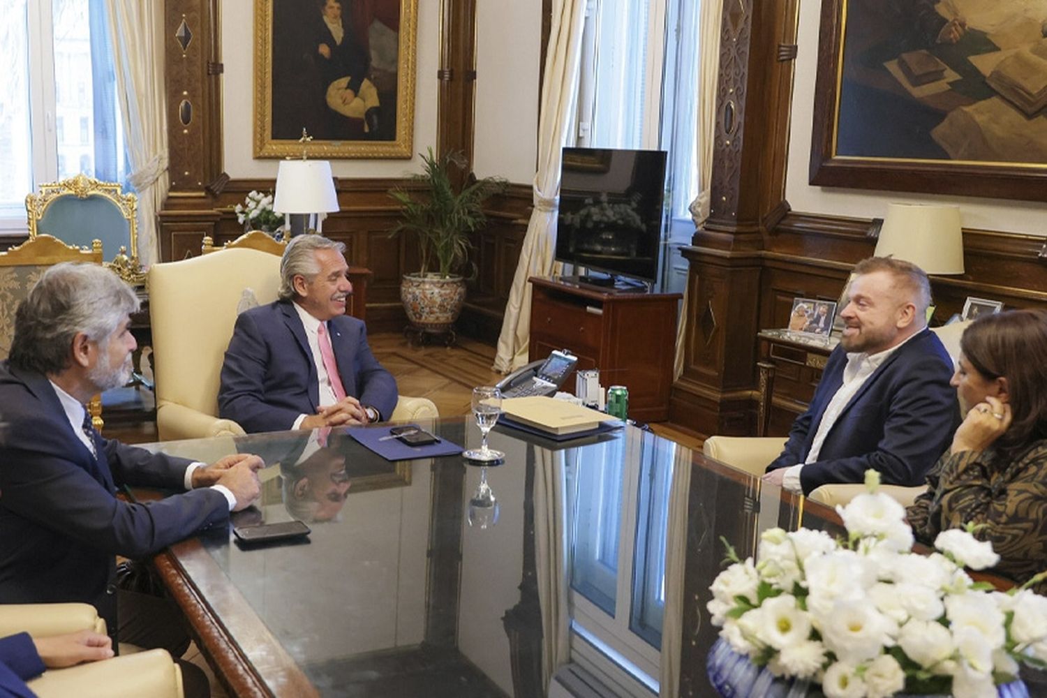 Alberto Fernández recibió al investigador Gabriel Rabinovich tras un destacado avance contra el cáncer
