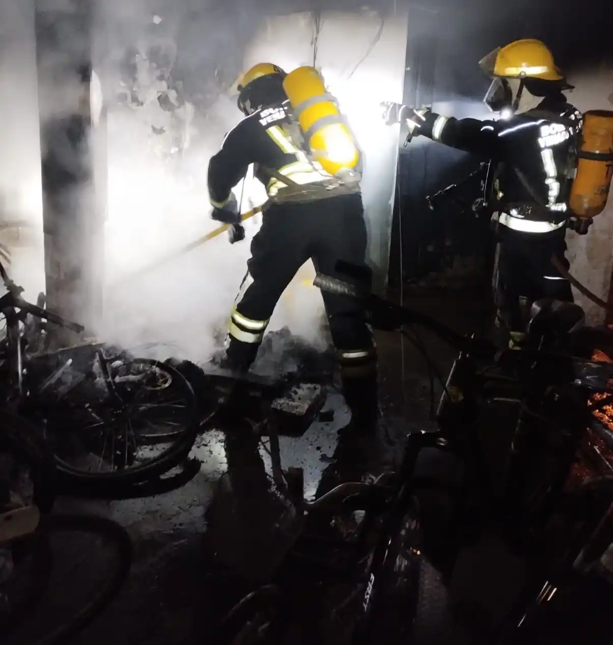Incendio Bicicletaría