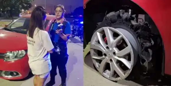 Chaco: conducía totalmente borracha, fue detenida tras una persecución y destrozó la comisaría
