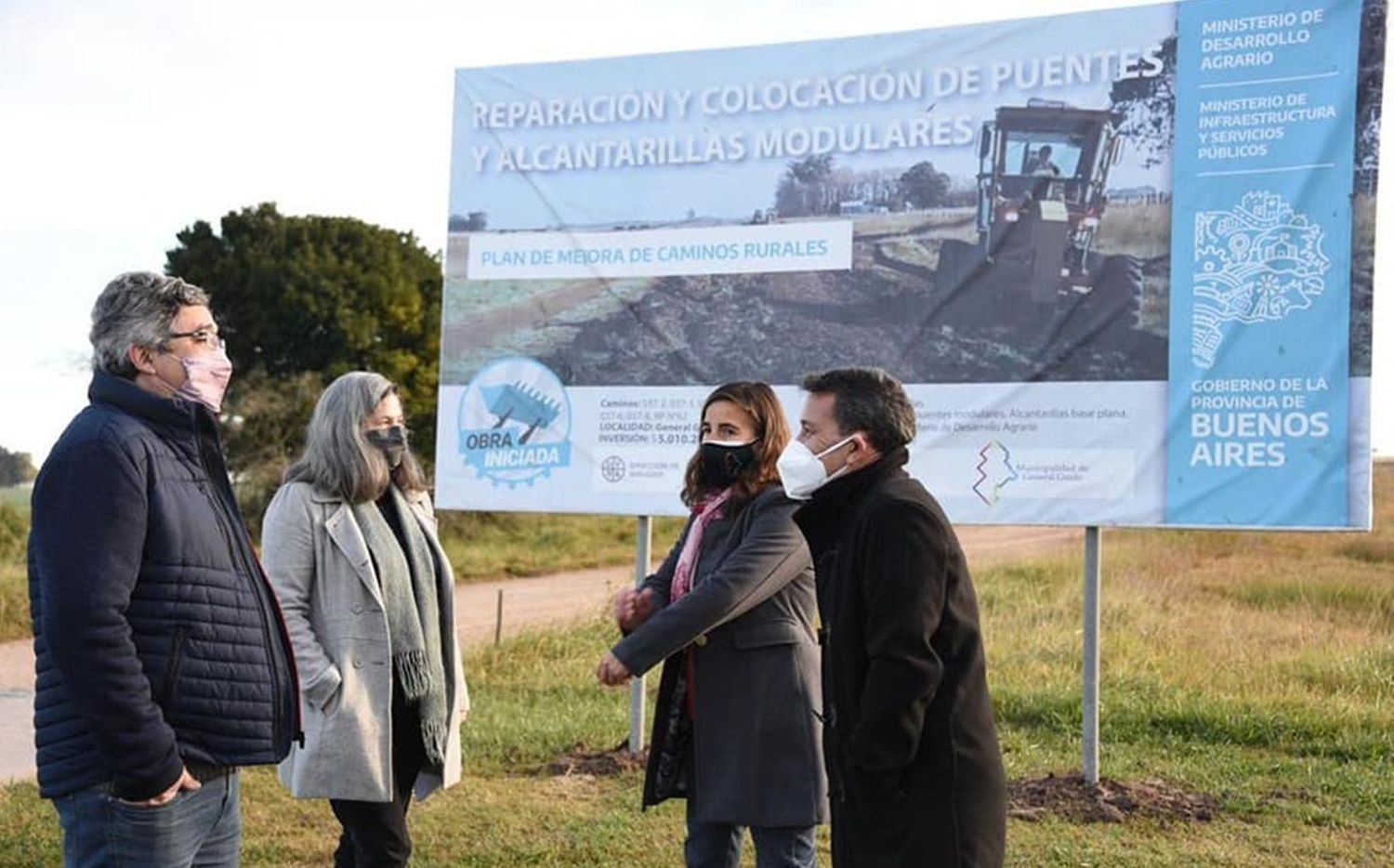 General Guido: El Intendente Rocha recibió al Ministro de Desarrollo Agrario