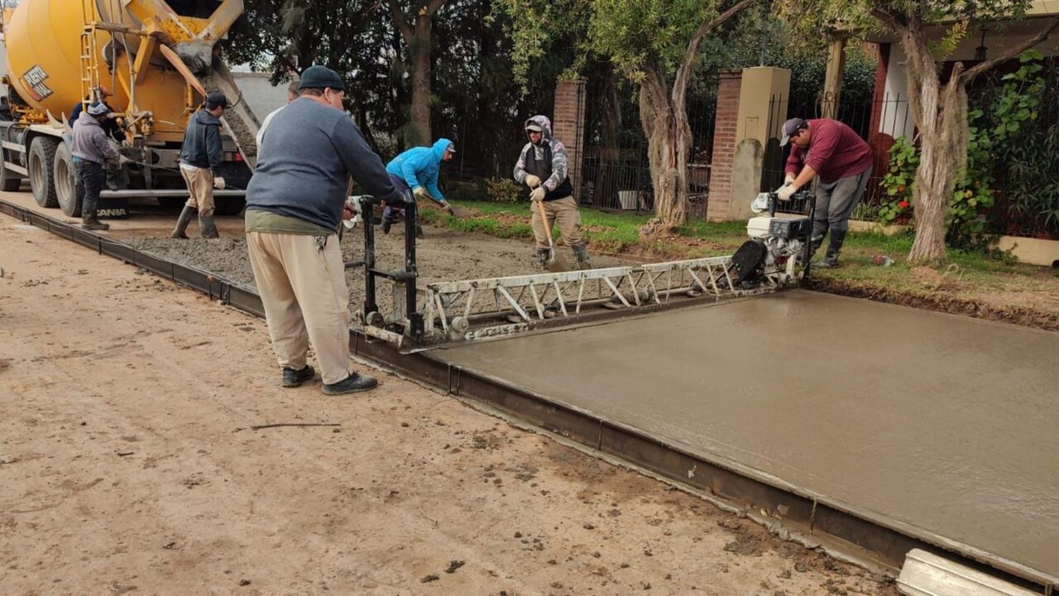 El Gobierno Municipal avanza con el Plan de Pavimentación en Hormigón