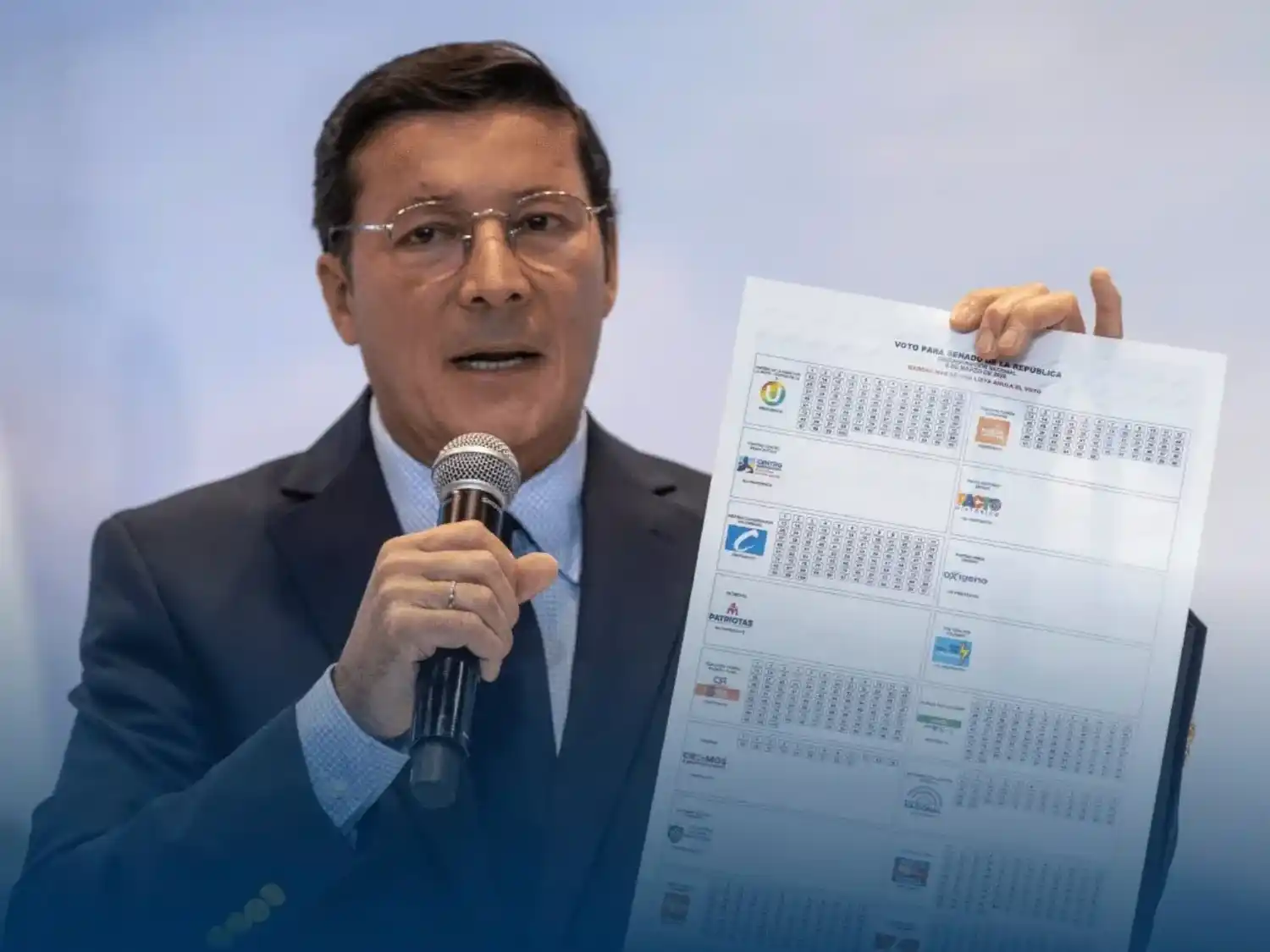 Colombia: Registraduría presenta la tarjeta electoral para las consultas presidenciales del 8 de marzo