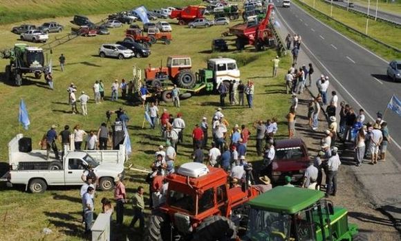 El campo prepara el paro nacional de mañana miércoles