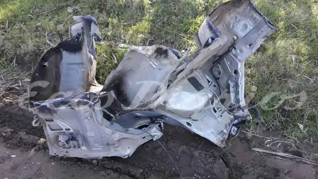 Hallaron restos de un vehículo sustraído y luego desmantelado