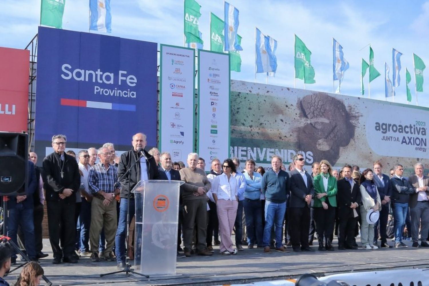 El Gobernador Perotti participó de la inauguración de Agroactiva 2023