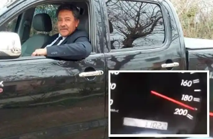 Video: Despidieron al director de Tránsito que se filmó a 190 km/h