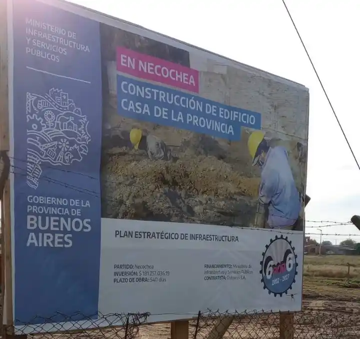 Necochea: Provincia construye oficinas en terreno que era destinado a un Jardín y desata fuerte interna en Juntos