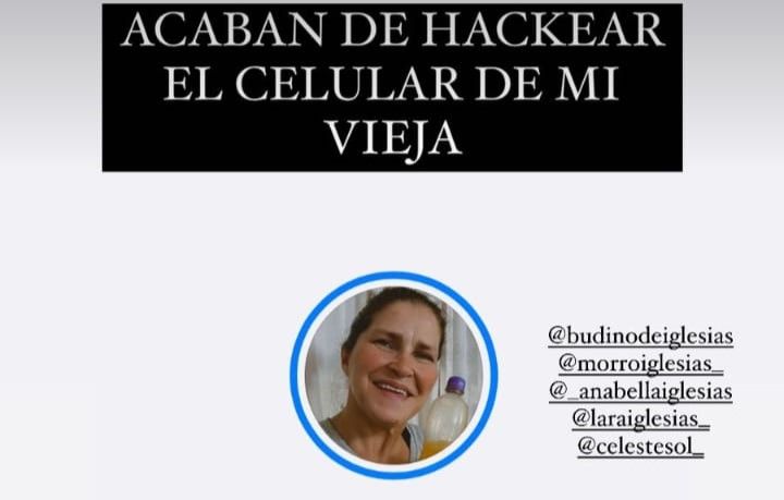 Diamela, su hija puso en alerta a amigos y familiares.