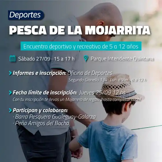 Gualeguay se prepara para la Pesca de la Mojarrita