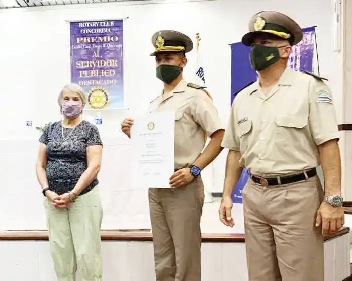 Rotary Club Concordia: Entrega de reconocimiento a Servidores Públicos Destacados 2021