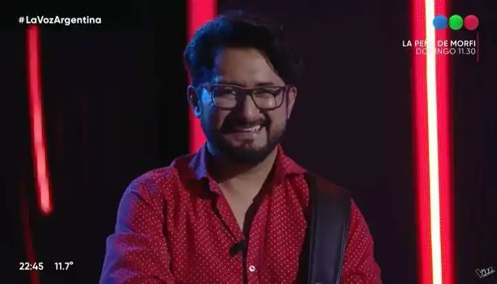 El salteño que no pudo seguir en la temporada pasada por contraer Covid, regresó a La Voz Argentina
