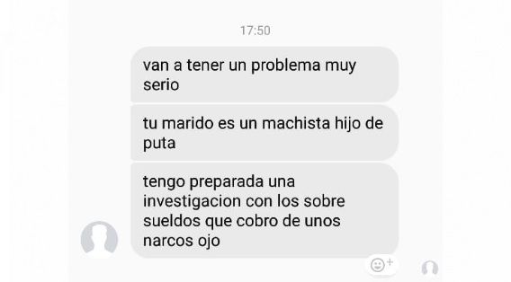 “Tené cuidado de no aparecer con un tiro en la cabeza”