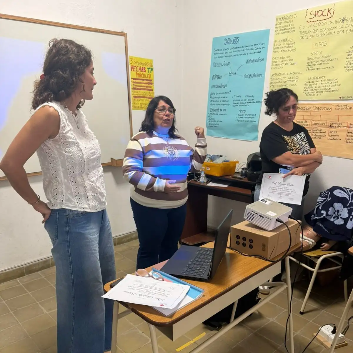 Charla sobre patologías respiratorias frecuentes, a cargo de la Dra. Anabella Moreno y la Enf. Rosana Castro