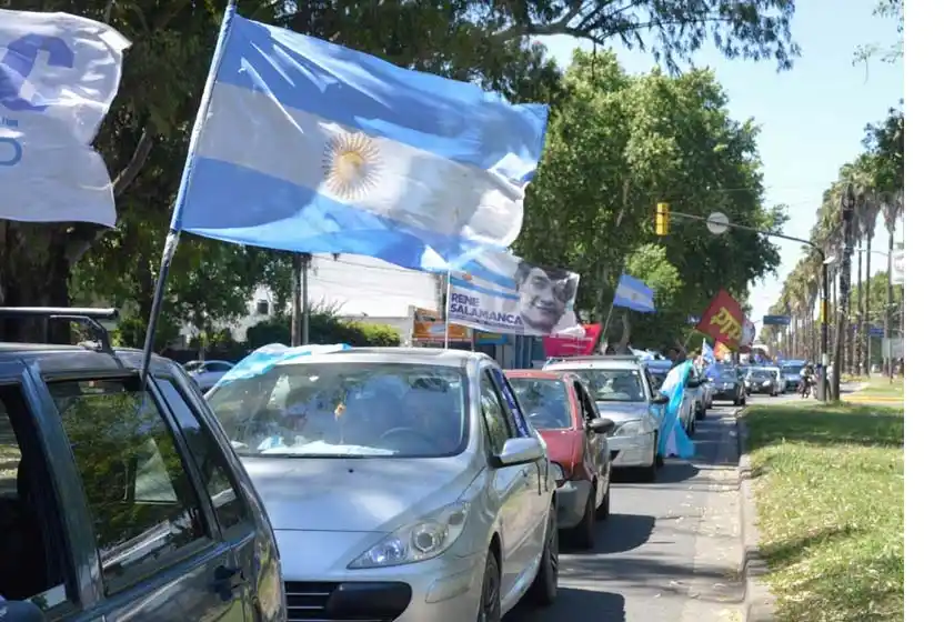 Caravana por la soberanía: desde Rosario hasta Puerto General San Martín
