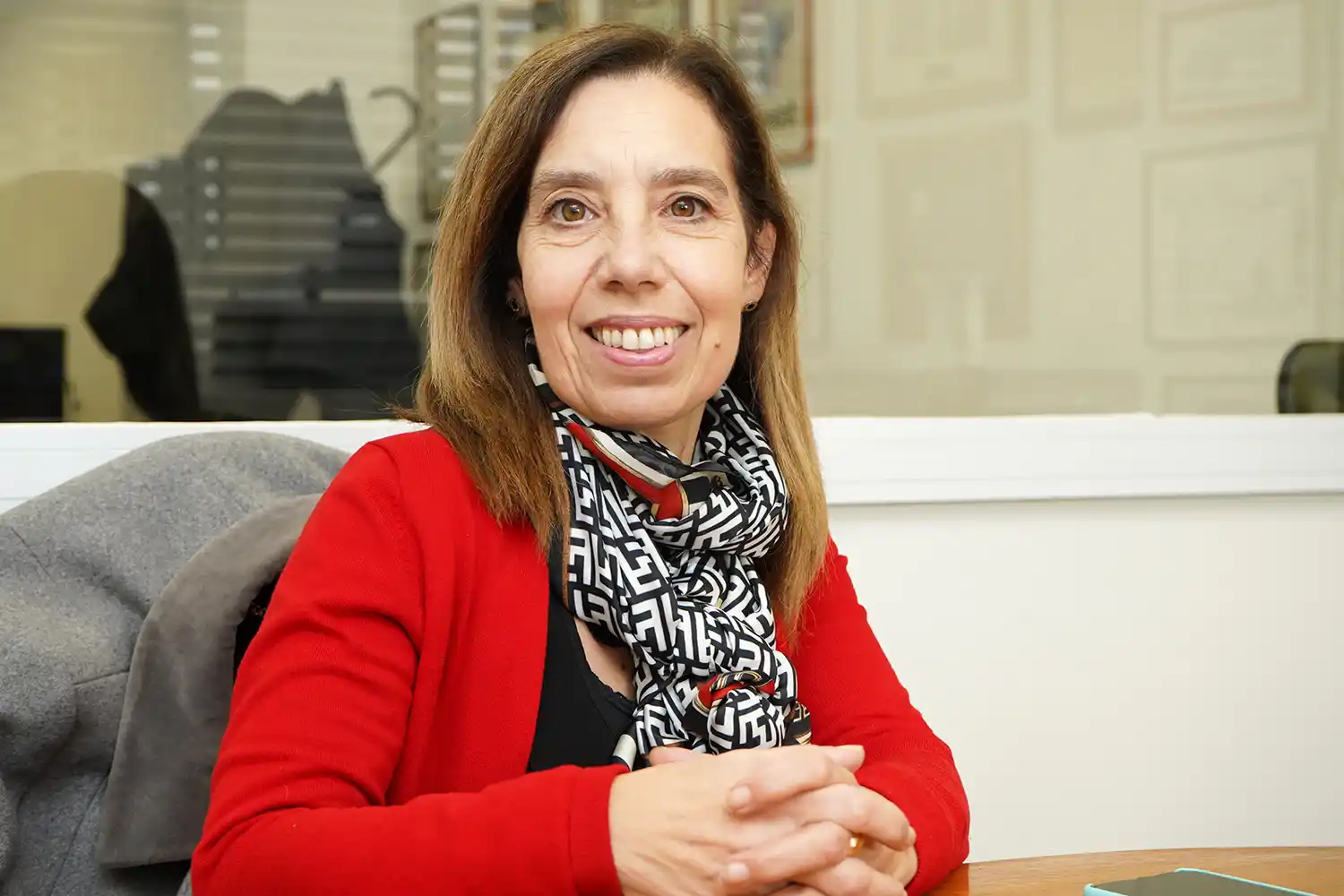 Andrea Salvini. Presidenta del Colegio de Escribanos