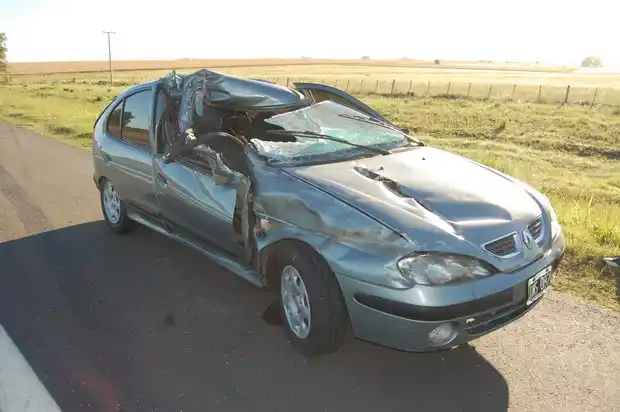 Fuerte choque en ruta 14