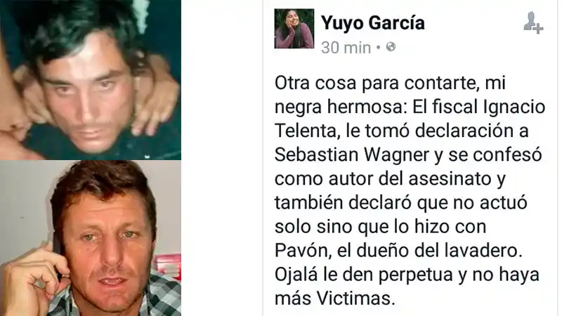 "Ojalá le den perpetua", dijo el padre de Micaela tras la confesión de Wagner
