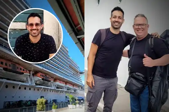 Franco Ochat, el rafaelino que recorre el mundo como músico en uno de los cruceros más grandes del planeta