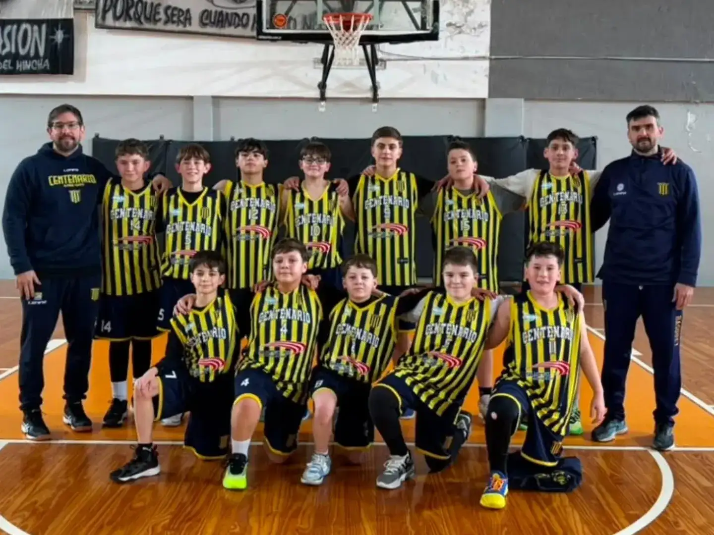 La U13 de Centenario, campeona del Federativo Provincial, será local de uno de los cuadrangulares.