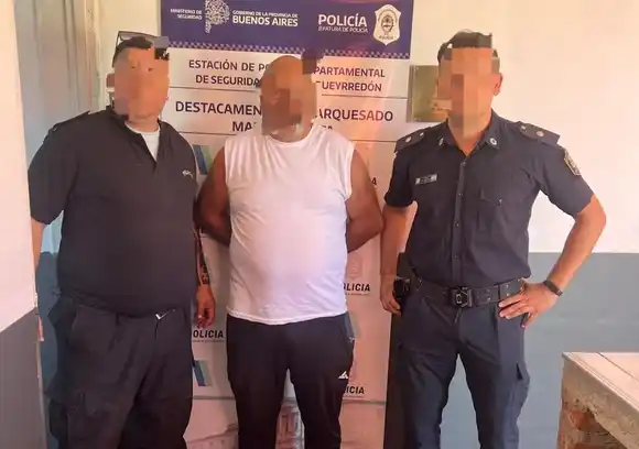 Se puso violento porque un camionero arrancó cables de alumbrado y lo agredió