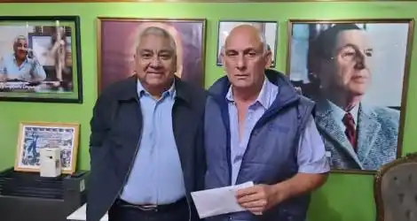 Agradecimiento de la Liga Sampedrina a Cecilio Salazar