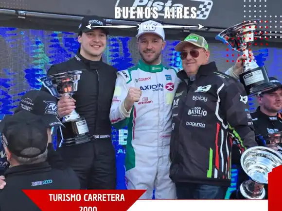 Agustín y Matías Canapino ganaron en Buenos Aires y hacen historia en el Turismo Carretera 2000