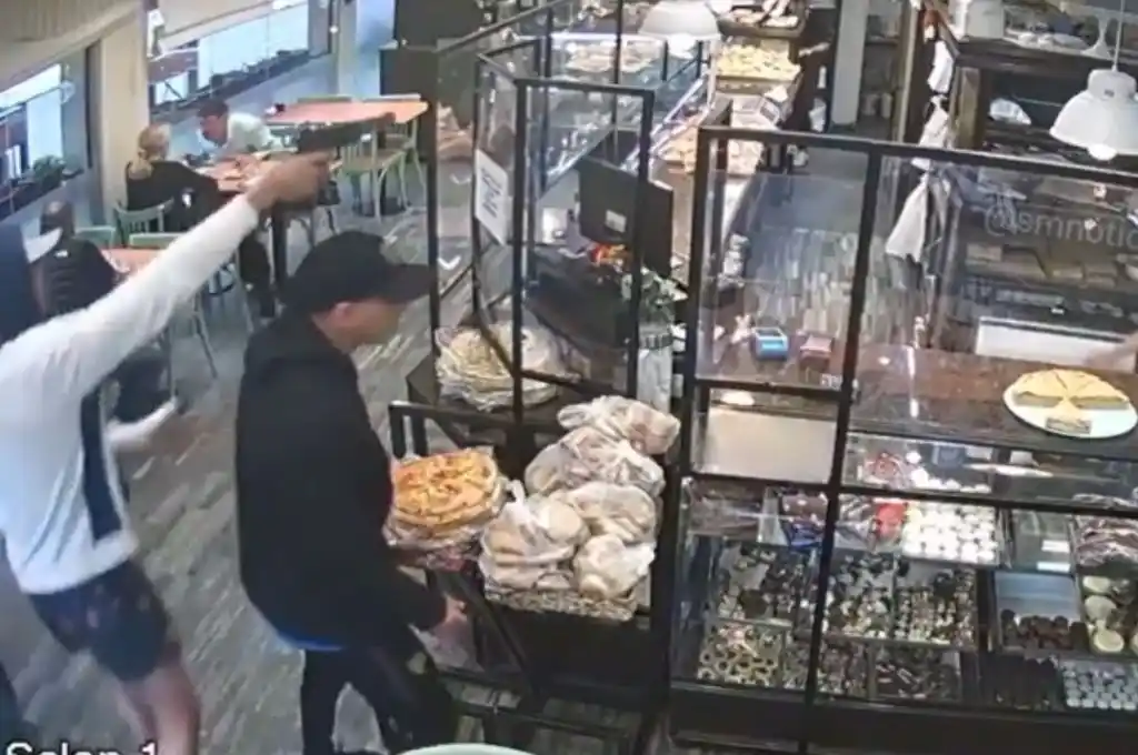 Robo en una confitería