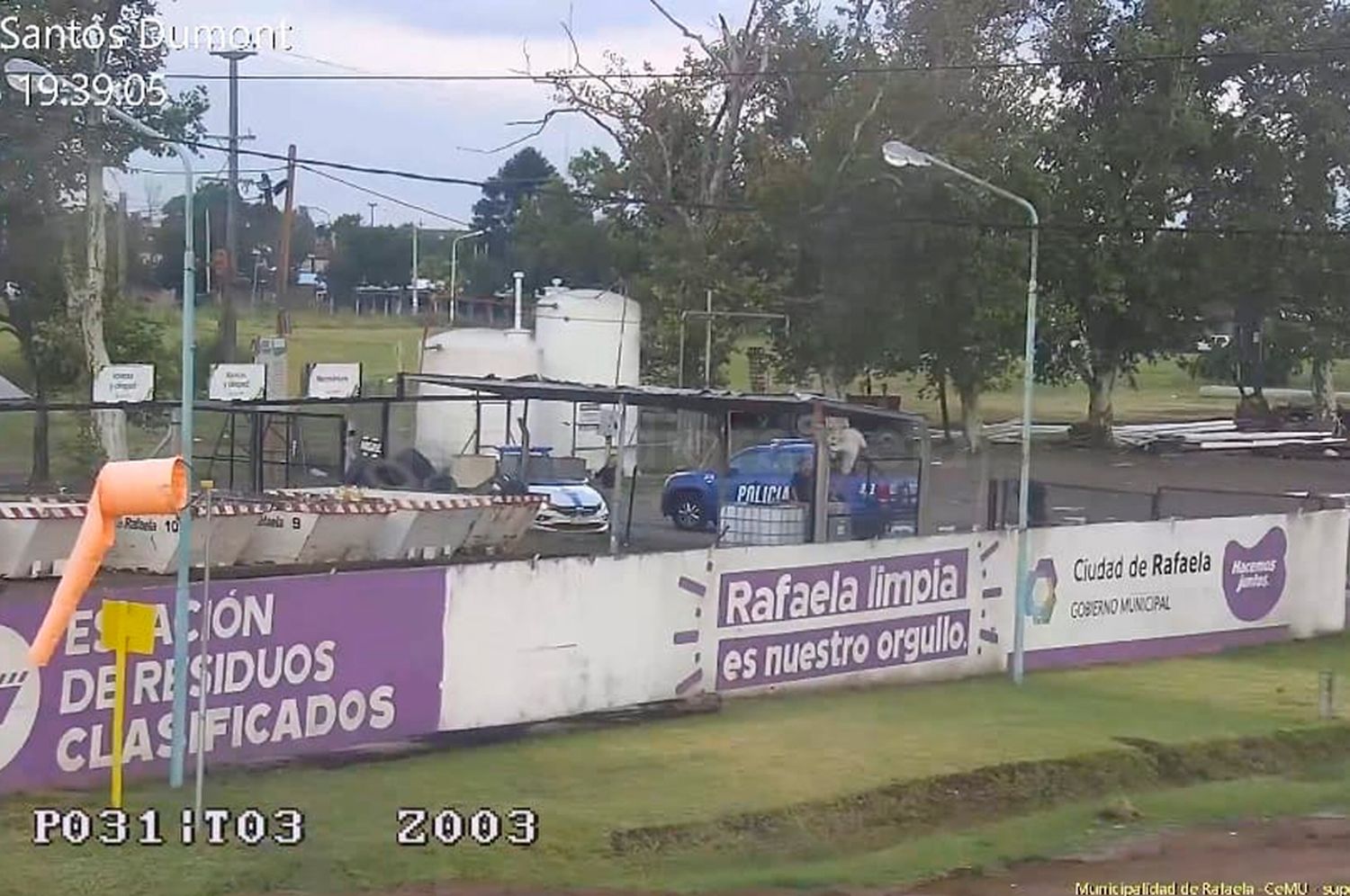 ecopunto fanti santos dumount intruso fin de semana policia gur contenedor - 1