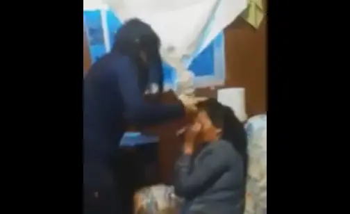 Video: Violento ataque de una mujer con prisión domiciliaria en Junín