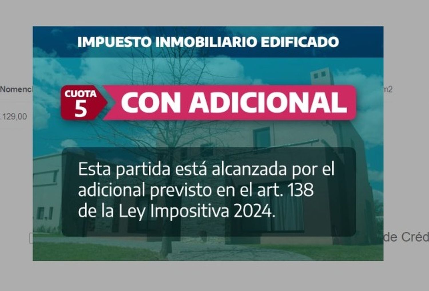 Regalito de fin de año con la cuota 5 del Inmobiliario ARBA: con adicional, se duplica el monto