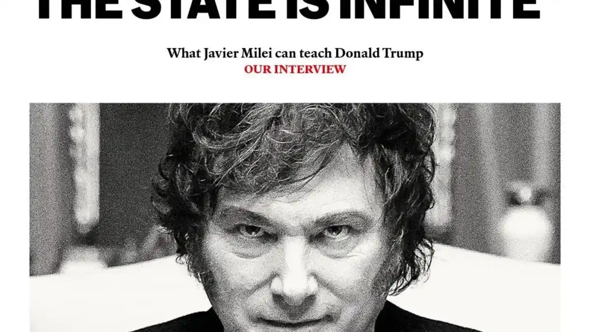 "El señor Milei, con sus camperas de motociclista, su mantra 'anarcocapitalista' y su temperamento explosivo, es un salvador improbable, y tal vez no salve a Argentina", señala una parte del texto.