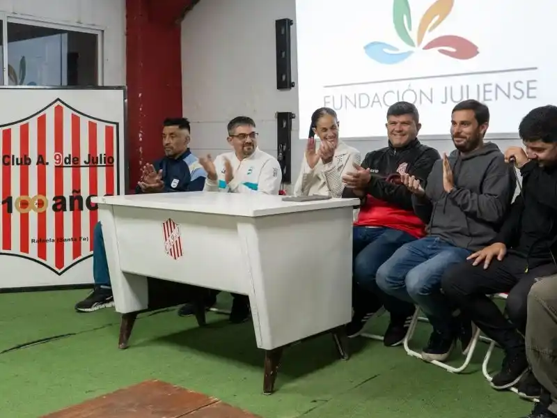 Club 9 de Julio se realizó  una conferencia de prensa por la realización del Campus Nacional de Boxeo.Foto:Prensa 9 de Julio
