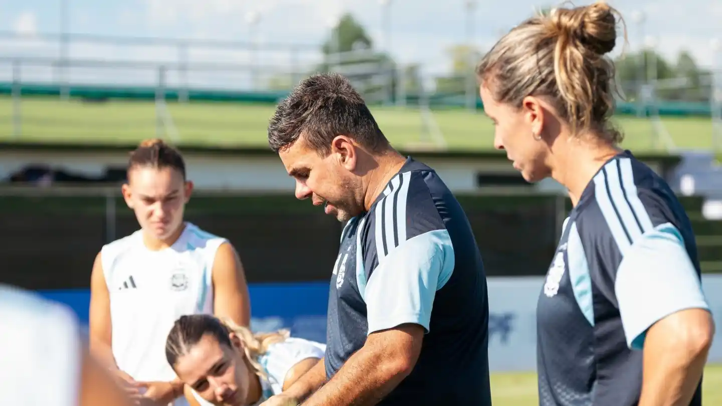 Christian Meloni y Clarisa Huber.