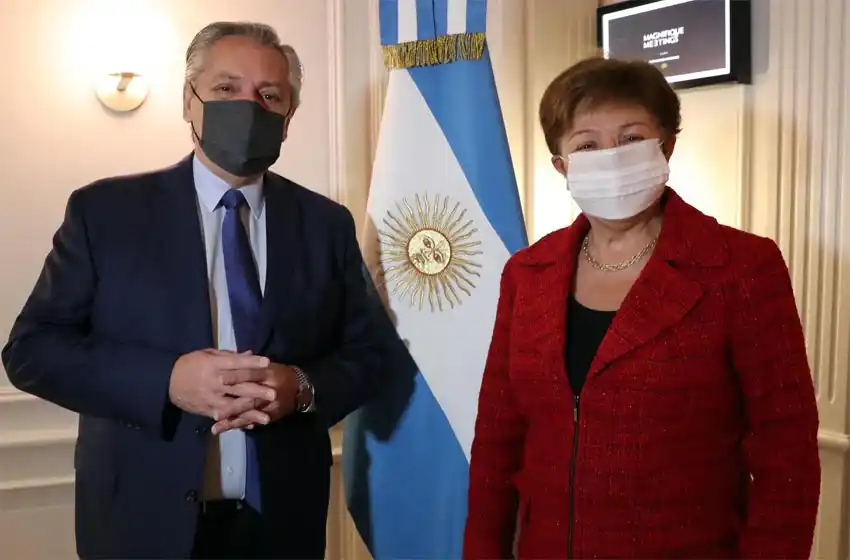 Alberto Fernández tiene prevista una reunión para el fin de semana con la titular del FMI