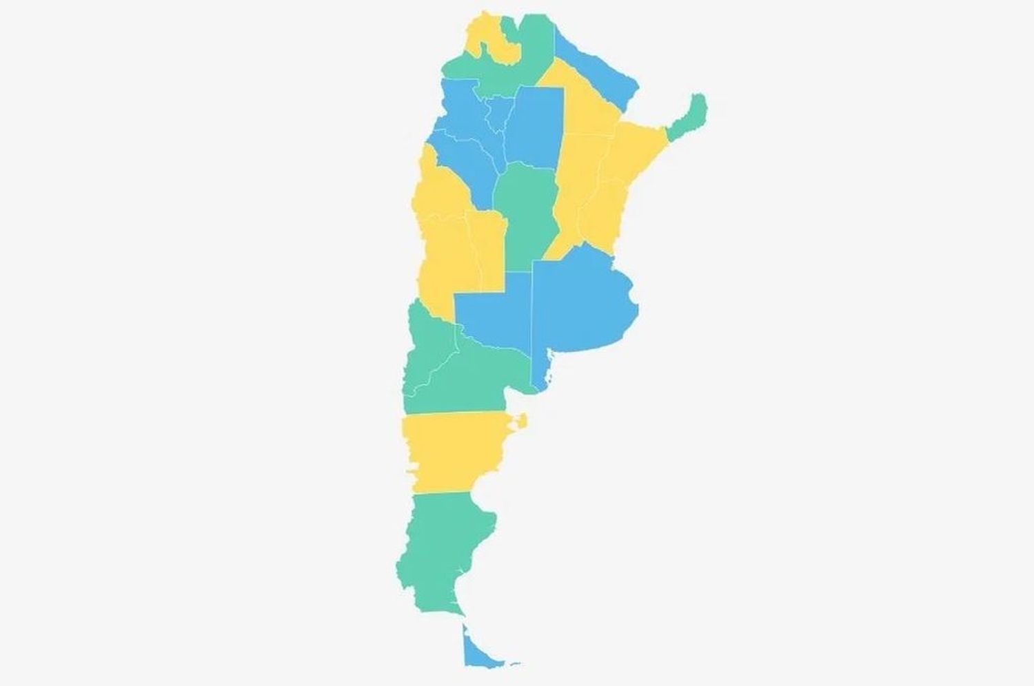 Así quedó el mapa político tras las elecciones 2023.