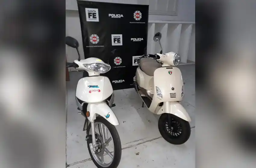 Una persona fue detenida por robo de moto y extorsión