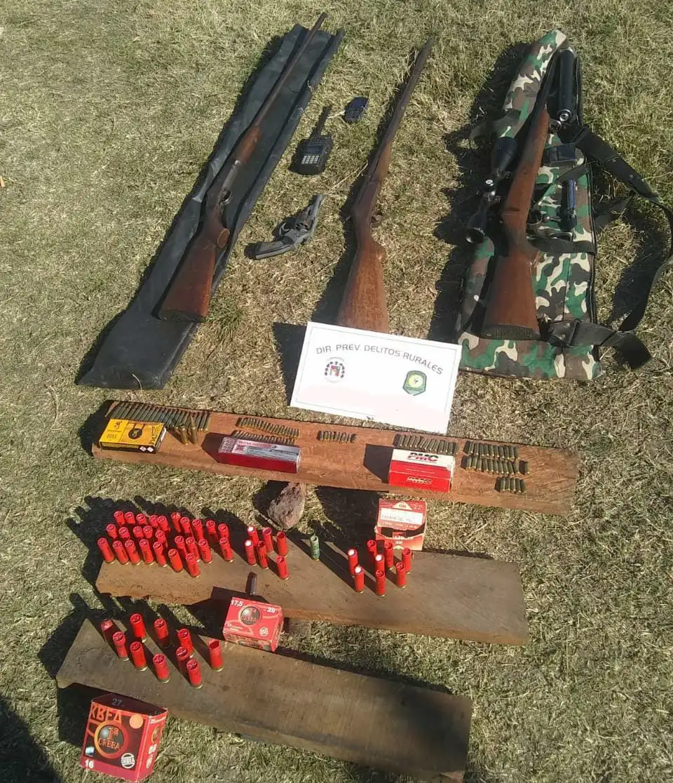 En dos allanamientos se secuestraron más de 10 armas de fuego
