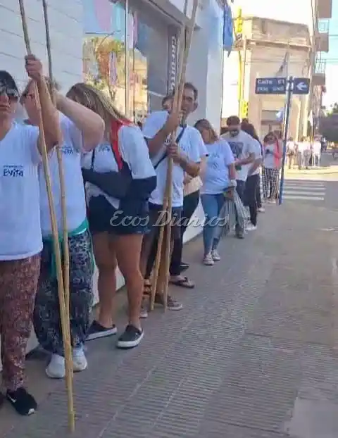 Manifestación en calle 66