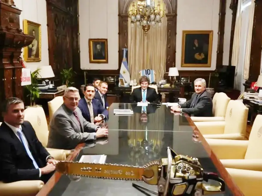 Javier Milei recibió a los empresarios a cargo de la inversión minera extranjera “más grande de la historia”